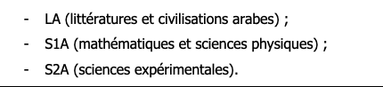 Le secondaire franco-arabe
